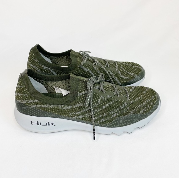 Huk Makara Athletic Fishing Shoes Green 